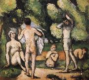 Paul Cezanne, were five men and Bath